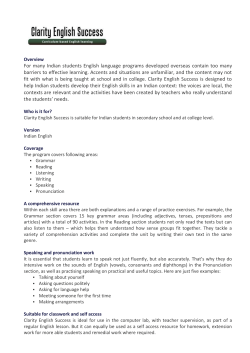 Clarity English Success