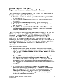 Final Report and Recommendations