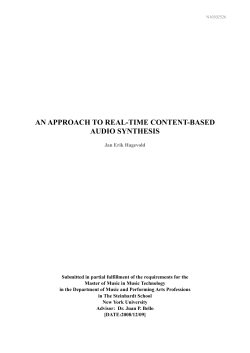 An Approach to Real-Time Content-Based Audio Synthesis.