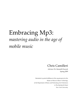 Embracing Mp3: Mastering Audio in the Age of Mobile Music