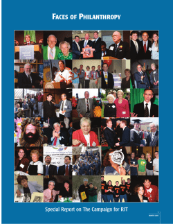 Faces of Philanthropy