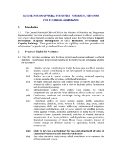 Ministry of Statistics and Programme Implementation