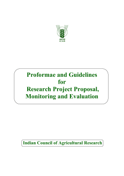 Indian Council for Agriculture Research