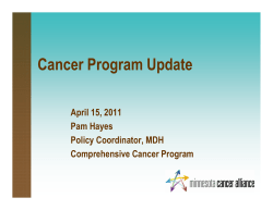 Minnesota Cancer Plan