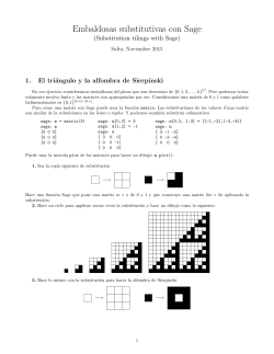 Substitution tilings with Sage