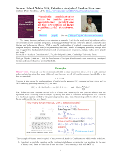 A short introduction to the analytic approach