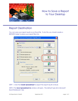 How to Save a Report to Your Desktop (PDF)