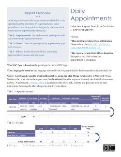 Daily Appointments (PDF)