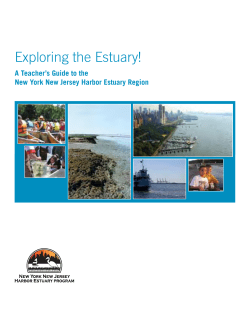 NY/ NJ Harbor Estuary Program Teachers Guide to Water Resources