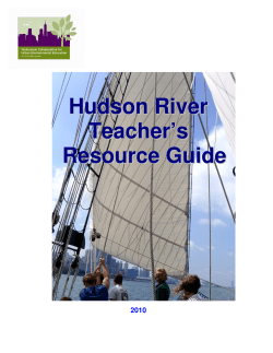 Hudson River Teacher s Resource Guide
