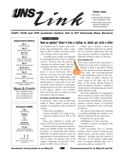 UNS Link (Spring 2002)