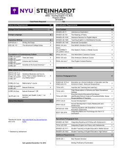 Teaching English 7-12 (ENGE)