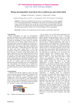 Plasma decomposition of pyrolysis oil to synthesis gas and carbon black