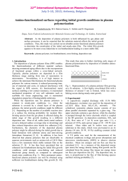 Amino-functionalized surfaces regarding initial growth conditions in plasma polymerization