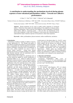 A contribution of understanding the mechanisms involved during plasma exposure of non-vulcanized polybutadiene rubber - Toward new adhesive performances