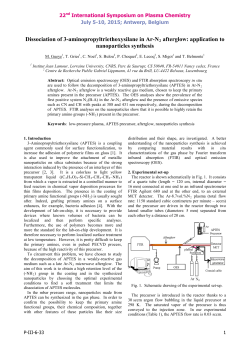 Dissociation of 3-aminopropyltriethoxysilane in Ar-N2 afterglow: application to nanoparticles synthesis