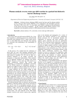 Plasma-catalytic reverse water-gas shift reaction in a packed bed dielectric barrier discharge reactor