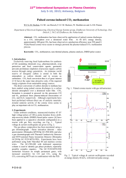 Pulsed corona-induced CO2 methanation