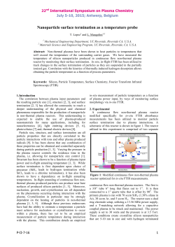 Nanoparticle surface termination as a temperature probe