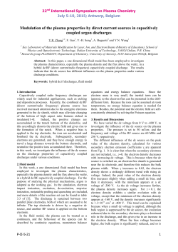 Modulation of the plasma properties by direct current sources in capacitively coupled argon discharges