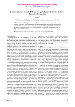 Reactive plasmas in multi-ICP system: spatial characterization by three-dimensional simulation