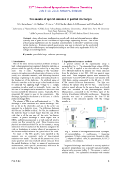 Two modes of optical emission in partial discharges