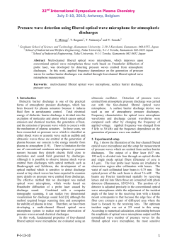 Pressure wave detection using multichannel fibered optical wave microphone for atmospheric discharges