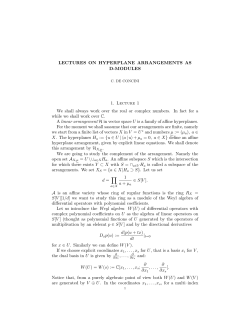 Hyperplane arrangements and partition functions