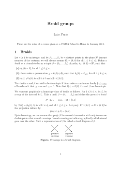 An invitation to braid groups