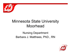Minnesota State University/Moorhead Nursing Program