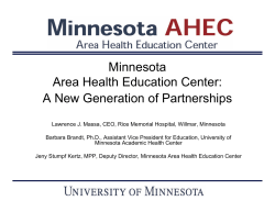 Minnesota Area Health Education Center