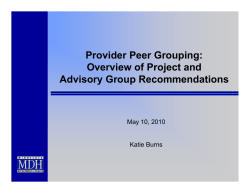 Slides for May 10, 2010, conference call (PDF: 167KB/21 pages)