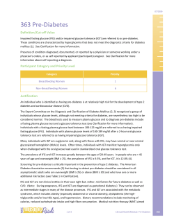 363 - Pre-Diabetes (PDF)