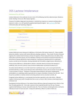355 - Lactose Intolerance (PDF)