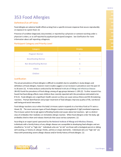 353 - Food Allergies (PDF)