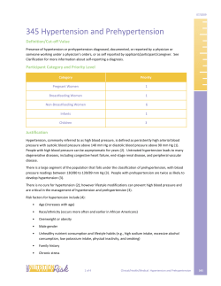 345 - Hypertension and Prehypertension (PDF)