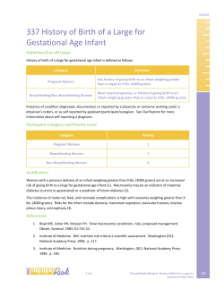337 - History of Birth of a Large for Gestational Age Infant (PDF)