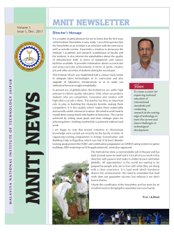 MNIT Newsletter (December 2011)