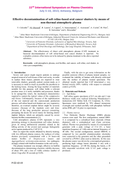 Effective decontamination of soft reline-based oral cancer shutters by means of non-thermal atmospheric plasma