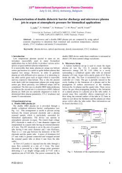 Characterization of double dielectric barrier discharge and microwave plasma jets in argon at atmospheric pressure for biomedical applications