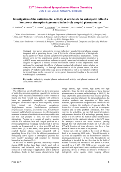 Investigation of the antimicrobial activity at safe levels for eukaryotic cells of a low power atmospheric pressure inductively coupled plasma source