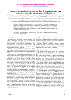 Advanced investigation of electrical and fluid-dynamic parameters on a nanopulsed plasma jet impinging on a liquid substrate