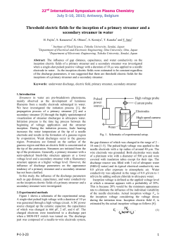 Threshold electric fields for the inception of a primary streamer and a secondary streamer in water