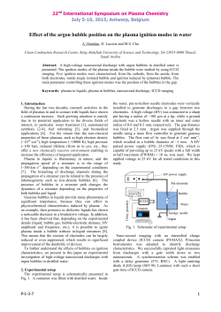 Effect of the argon bubble position on the plasma ignition modes in water