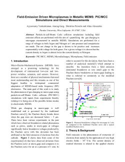 Field-Emission Driven Microplasmas in Metallic MEMS: PIC/MCC Simulations and Direct Measurements