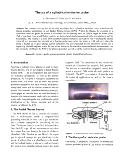 Theory of a cylindrical emissive probe