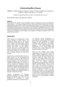 Understanding Microplasmas