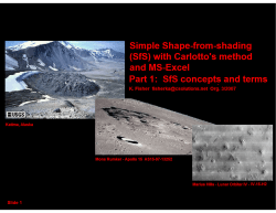 SfS theory simplified - Part 1