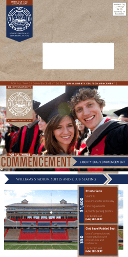 2011 Commencement Mailer