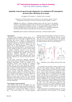 Spatially-resolved spectroscopic diagnostics of a miniature RF atmospheric pressure glow discharge jet in argon